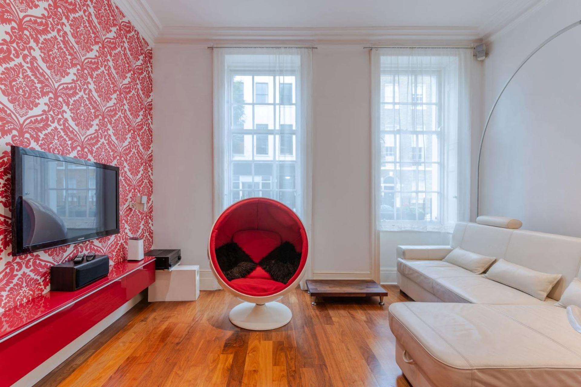 The "Red Room Apartment" - Fitzrovia - By Frankie Says Londres Exterior foto